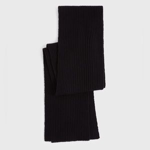 John Varvatos Wool Blend Rib Knit Scarf